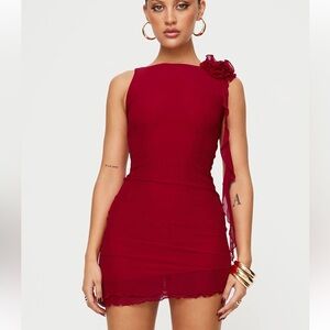 NWT Princess Polly Bold Red Mini Dress